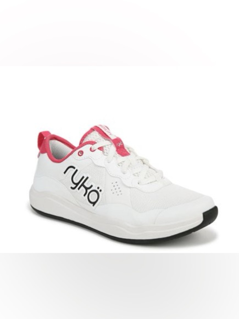 Ryka Court Agulity White and Pink Women's Athletic Shoe 9 W